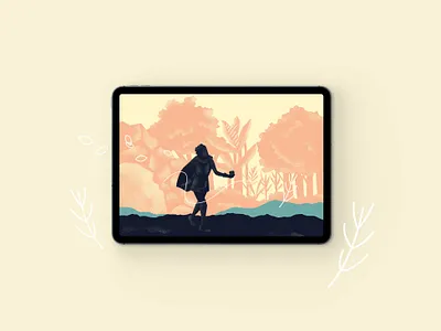 Tales animation app branding design illustration illustrator minimal