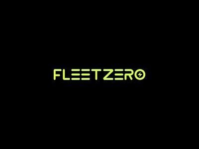 FleetZero Branding brand branding energy fleet future green logomark logotype modern ship shipping