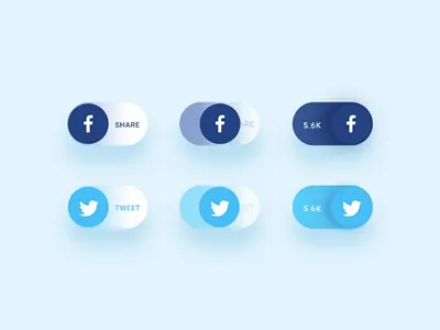 Social Share dailyui ui