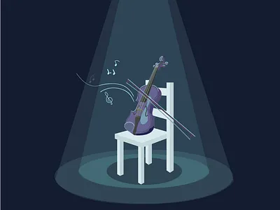 Violin ai fiolen illustrator music vector vector art violin
