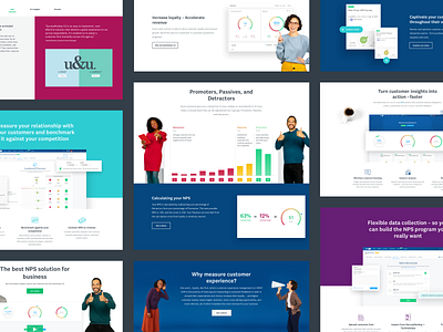 SurveyMonkey CX branding design design system photography typography web