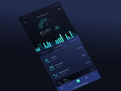 Gas Expense design expense expense manager expense tracker gas gas expense mobile product ui ui design ux vector