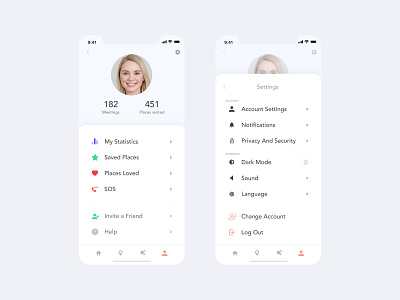 Daily UI Challenge #007 - Settings app app design apple daily ui daily ui 007 settings ui user profile