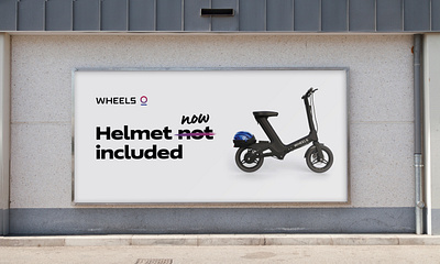 Wheels | Hygienic Helmet Campaign bike billboard helmet poster scooter