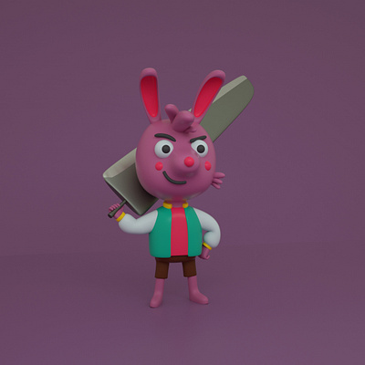 Bunny 3d bunny character character design cinema 4d cute design illustration render