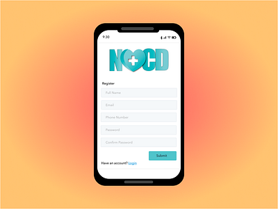 NOCD app branding design icon illustration logo ui ux