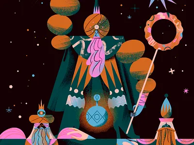 SNAPCHAT MASS SNAP - Three Kings Day 2020 bethlehem cake celebration illustration illustrationformotion king threekings