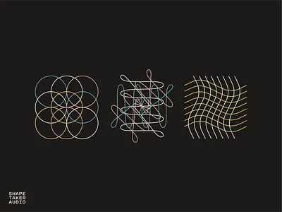 waveforms design icon illustration lfo reverb texture vco vector waveform