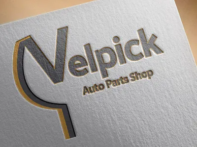 velpick paper mock up branding design logo