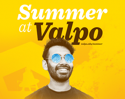 Summer at Valpo collegiate design graphic design photoshop university