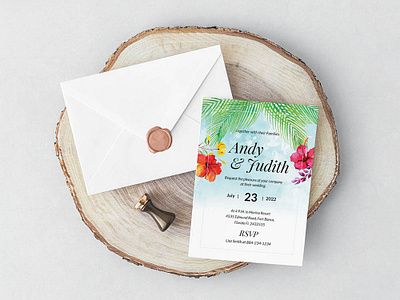 Beach Wedding Invitation Template design free wedding freebie freebies wedding wedding card wedding invitation wedding invite