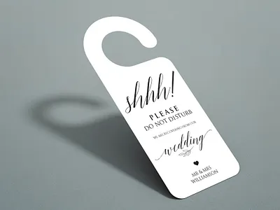 Free Please Do Not Disturb Door Hanger Template design free free wedding freebies wedding wedding invitation wedding invite wedding template weddings