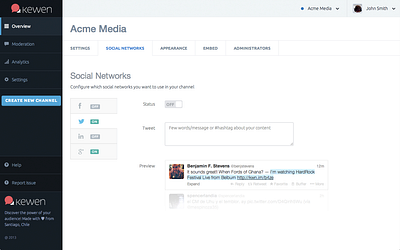 Kewen Admin Panel, Chile — 2013 admin panel dashboard ui ux