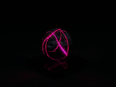 Rock blender blendercycles glow motion rock scifi