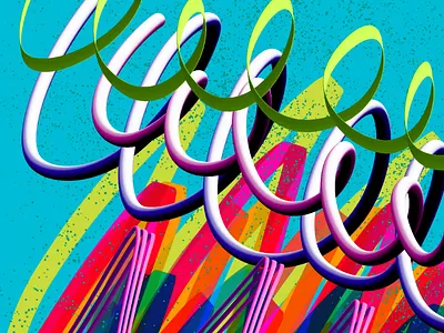 Wiggly art creative design graphicdesign