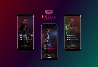 Nbalance app design mobile mobile app mobile app design mobile design mobile ui ui ux workout workouts xd