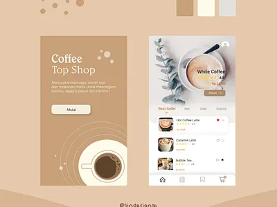 Coffee Shop app design icon illustration ui ux