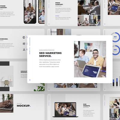 Bisnis - Corporate Business Presentation Template about break business clean creative google slide google slides keynote laptop laptop mockup layout phone pitchdeck power point presentation simple simplicity team template white