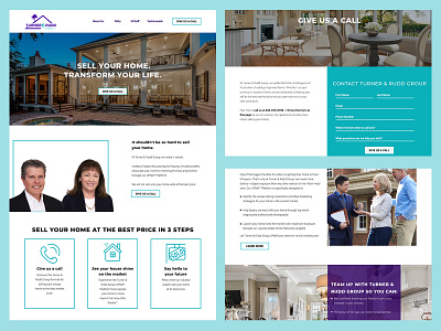 Turner & Rudd Website Design form design homepage landing page real estate realtor web design website website concept websites websitestyle