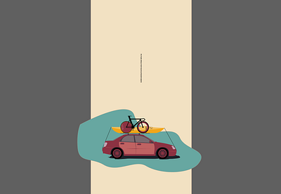 Picture Space for your outdoor needs adobe adventure bicycle car graphics design illustration illustrator kayak minimalism mobile wallpaper motion graphics trackbike