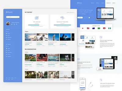 Re: FluentU Redesign ui design web design website design