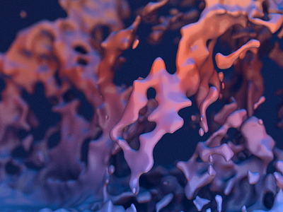 Splash Test 01 3d c4d