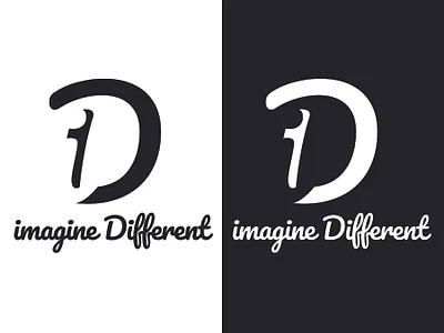 Imagine Different apparel design effects logo
