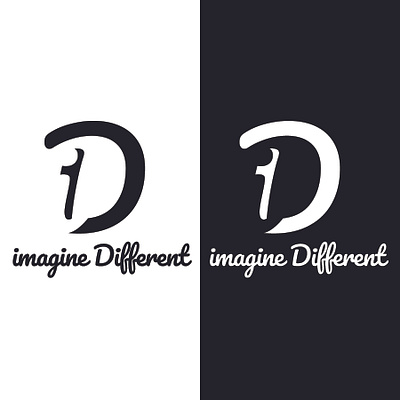 Imagine Different apparel design effects logo