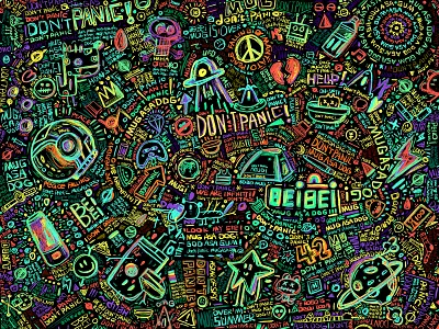 Don't Pannic! artist cartoon color colorful cool cute design doodle illustration star