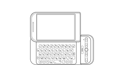 Client Illustration- HTC phone adobe fiverr illustration illustrator lineart product design vector