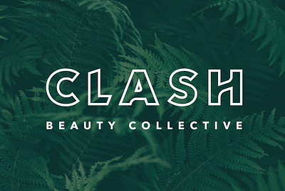 Clash Beauty Collective brand branding logo