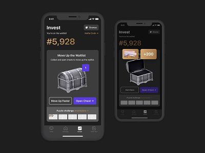 Invest Waitlist - Mobile app design finance invest investing investment ios iphone mobile product real estate waitlist