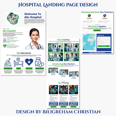 Hospital Landing Page Design biligrehamchristian buildyoursite createyourwebsite digitalcaresimplified digitalpresence healthcareux healthinclicks hospitalsmadeeasy nextlevelwebdesign websitegoals websitesuccess