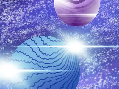 Galaxy Delicacy abstract contemporary design galaxy geometric modern star universe