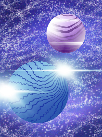 Galaxy Delicacy abstract contemporary design galaxy geometric modern star universe