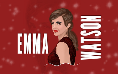 Emma Watson art artist design digitaldrawing doodle emma watson harrypotter illustration ipad ipad pro procreate typography