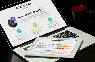 Mea - Portfolio Powerpoint Template business presentation clean finance illustration investor lookbook minimal pitchdeck powerpoint template presentation