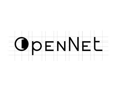 Opennet Logotype branding design logo logo design logotype minimal minimalism minimalist logo new typography