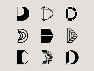 Letter D exploration brand identity branding custom type d logo geometric letter d letter exploration lettering lettermark lettermark logo lettermarkexploration logo logo design logo exploration logomark minimal monogram type typography