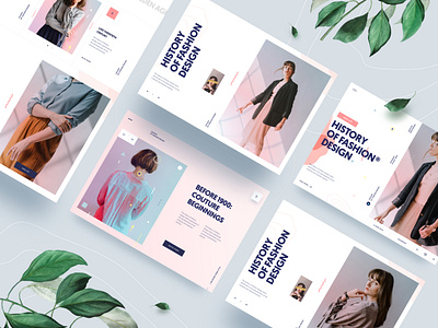 Landing Page Website | F.a.s.h.i.o.n animation app clean element fashion grid interaction interface landing page layout model plant scrolling showcase typography ui ui design ux ux design video