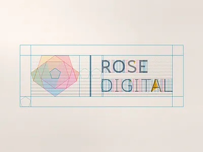 Grid branding grid logo pentagon swiss triangle typography