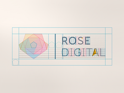 Grid branding grid logo pentagon swiss triangle typography