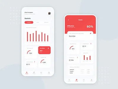 Mobile app for health app design ui ux web