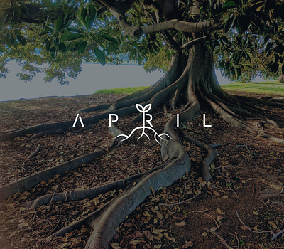 April | Wordmark april brand brand identity customtype icon illustration leafs logo logomark logotype mark nature roots symbol tree typography vector wordmark