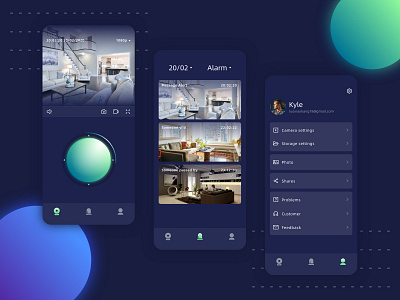 Intelligent monitoring app design sketch ui ui design ux