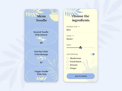 Settings Daily UI 007 app daily daily ui dailyui dailyuichallenge design food food app settings ui