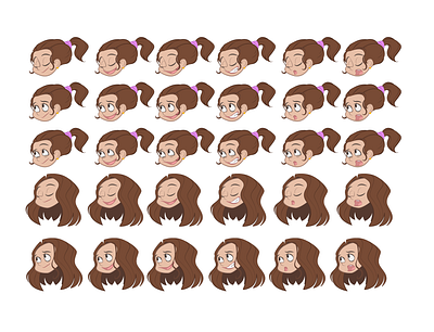 Floating heads illustration