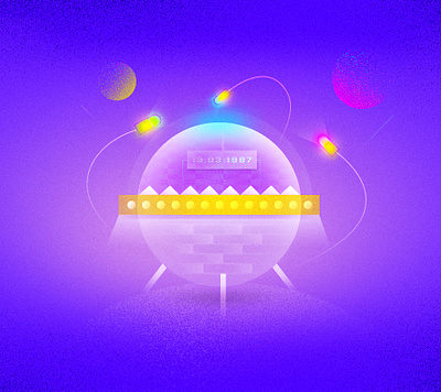 TiMe Machine design illustration