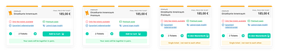 Tickets75, Germany — 2019 ui ux