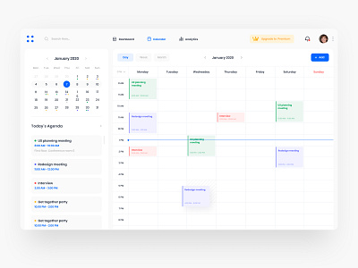 Calendar calendar design ui ux web